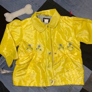 OSHKOSH kids girls yellow raincoat jacket